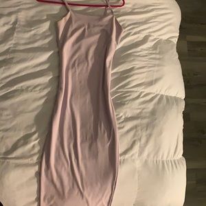 Prettylittlething: Lavender Body-con Dress